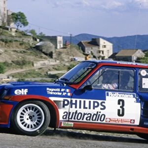 Tour de Corse, Corsica, France. 2-4 May 1985: Jean Ragnotti / Pierre Thimonier, 1st position
