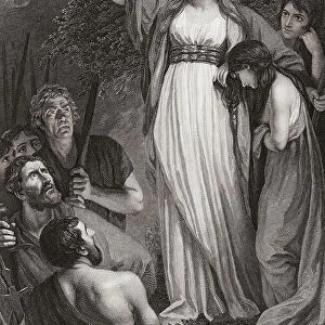 Boadicea Haranguing Stirring Up Uprising Boudica