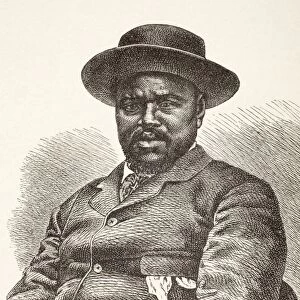 Cetshwayo Kampande Circa 1836 To 1884. King Of The Zulu Nation During Anglo-Zulu War Of 1879. From Afrika, Dets Opdagelse, Erobring Og Kolonisation, Published In Copenhagen, 1901