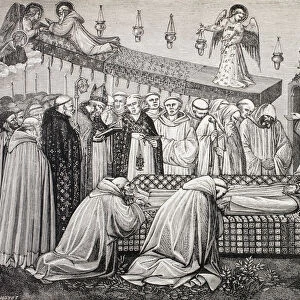 Death Of Saint Benedict Of Nursia Or San Benedetto Da Norcia, 480