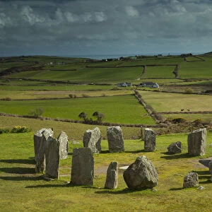 Drombeg Stone Circle Near Glandore On The Wild Atlantic Way, West Cork; County Cork, Ireland