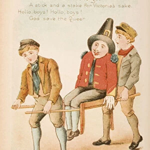 Guy Fawkes Day From Old Mother Gooses Rhymes And Tales Illustration By Constance Haslewood Published By Frederick Warne & Co London And New York Circa 1890s Chromolithography By Emrik & Binger Of Holland