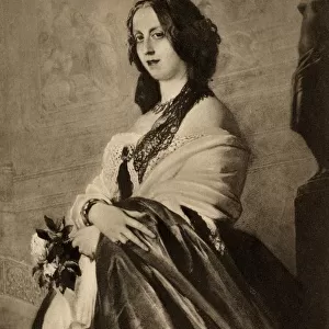 Harriet Elizabeth Georgina Howard, Duchess Of Sutherland, 1806-1868 From The Portrait Of F. Winterhalter. From The Book The Letters Of Queen Victoria 1844-1853 Vol Iipublished 1907