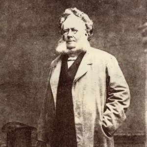 Henrik Ibsen, 1828-1906 Norwegian Playwright. From The Book Prose Dramas By Henrik Ibsen Published In London 1890