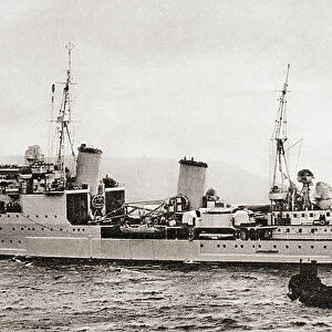 HMS Gloucester Town-class Light Cruiser Built