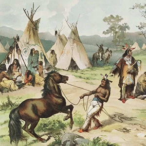 Indian Village Native American Village Wild West