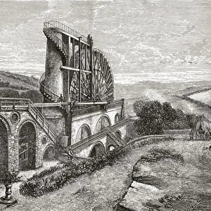 The Laxey Wheel, Aka Lady Isabella, Laxey, Isle Of Man. From Our Own Country Published 1898