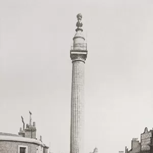 The Monument To The Great Fire Of London, Aka The Monument, London, England In The Late 19Th Century. From London, Historic And Social, Published 1902