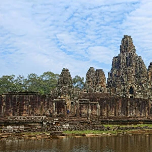 South East Asia, Cambodia, Siem Reap, Banyan Temple, Tourists Are Allowed To Visit And Explore The Temple Ruins