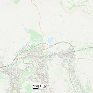 Blaenau Gwent NP23 5 Map