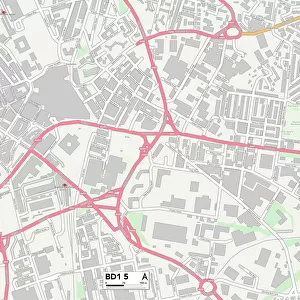 Bradford BD1 5 Map
