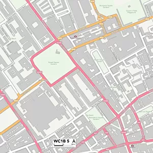 Camden WC1B 5 Map