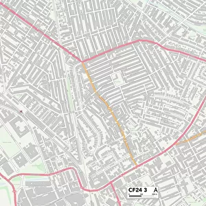 Cardiff CF24 3 Map