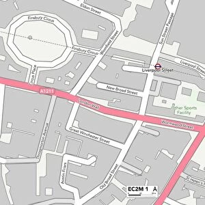 City of London EC2M 1 Map