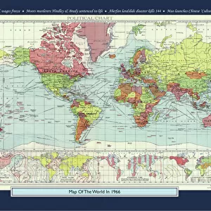 Historical World Events map 1966 UK version