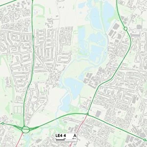 Leicester LE4 4 Map