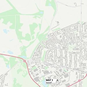 Lichfield WS7 1 Map