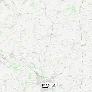 Mid Suffolk IP14 4 Map