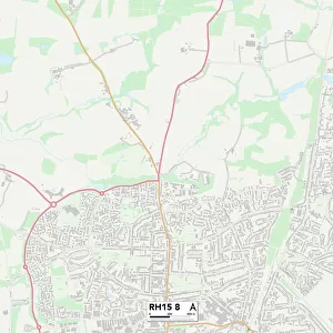 Mid Sussex RH15 8 Map
