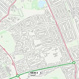 North Tyneside NE30 3 Map