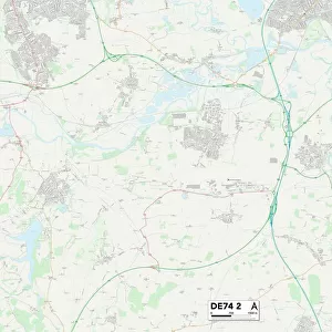 North West Leicestershire DE74 2 Map