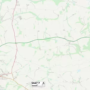 Pembrokeshire SA67 7 Map