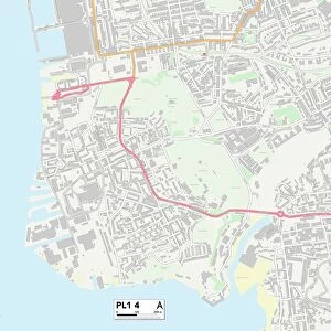 Plymouth PL1 4 Map