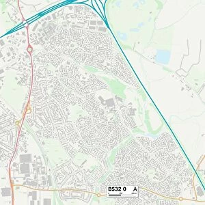 South Gloucestershire BS32 0 Map