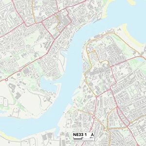 South Tyneside NE33 1 Map