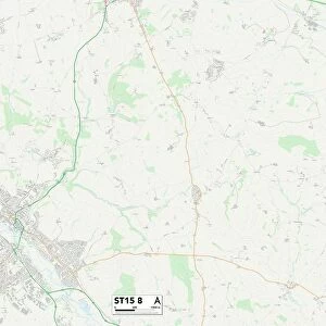 Staffordshire ST15 8 Map