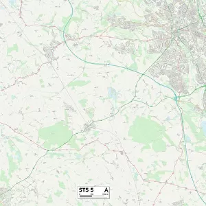 Staffordshire ST5 5 Map