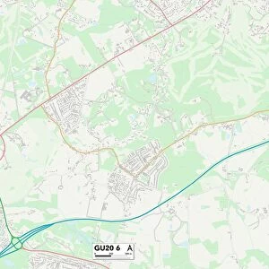 Surrey Heath GU20 6 Map