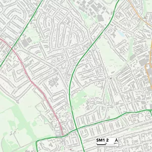 Sutton SM1 2 Map