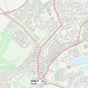 Vale of Glamorgan CF62 7 Map
