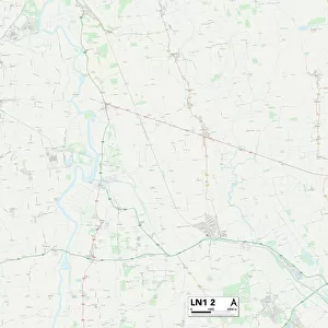 West Lindsey LN1 2 Map