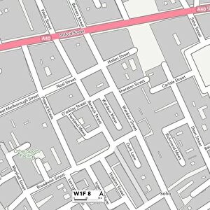 Westminster W1F 8 Map