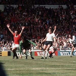 1977 FA Cup Final at Wembley Stadium May 1977 Manchester United 2 v Liverpool 1
