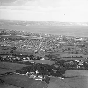 Aerial view of Weymouth. Local Caption These are rough scans