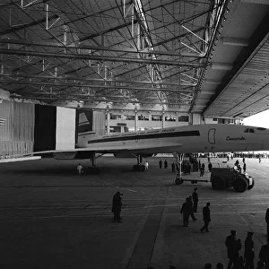 Aircraft BAC Aerospatiale Concorde 001 Roll out of the French built Concorde 001