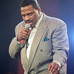 Alexander O Neal performing during "The Simple Truth"
