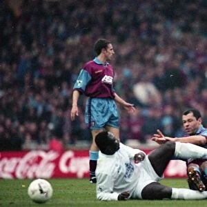Aston Villa v Leeds United Coca-Cola Cup final at Wembley Stadium, 24th March 1996