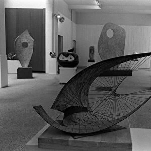 Barbara Hepworth Artist and Sculpturer - May 1962 an exhibition of her Sculptures