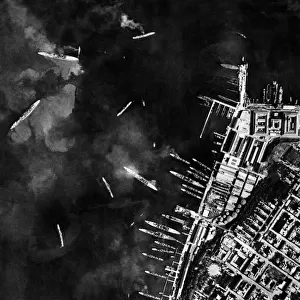 The Battle of Taranto during the Second World War. The Royal Navy launched