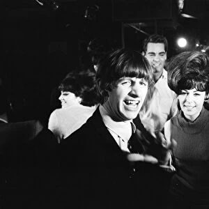 The Beatles in the Peppermint Lounge, New York, USA. (Picture