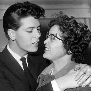 CLIFF RICHARD WITH HIS MOTHER DOROTHY WEBB - MARCH 1961