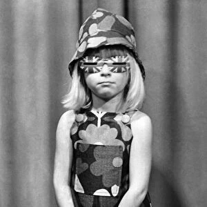 Clothing: Children: 4 year old Gabrielle Salter pictured at the Press showing of child