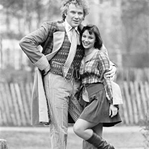 Colin Baker, new Doctor Who, the 6th, with actress Nicola Bryant