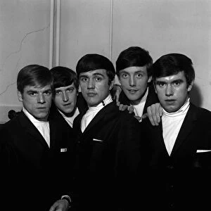 Dave Clarke Five pop group in January 1964 Y2K
