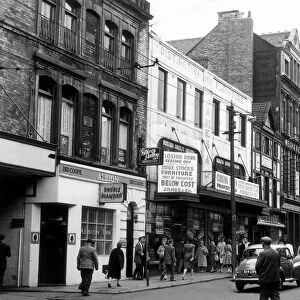 Distinctive Furniture shop in Newgate Street, Newcastle in 1961