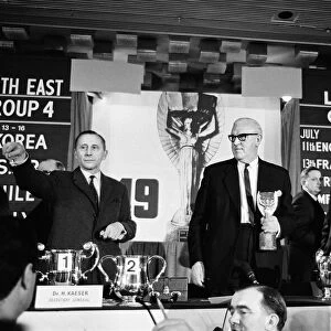 The draw for the final tournament of the 1966 world Cup
